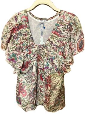 Floral Print Women's Blouse